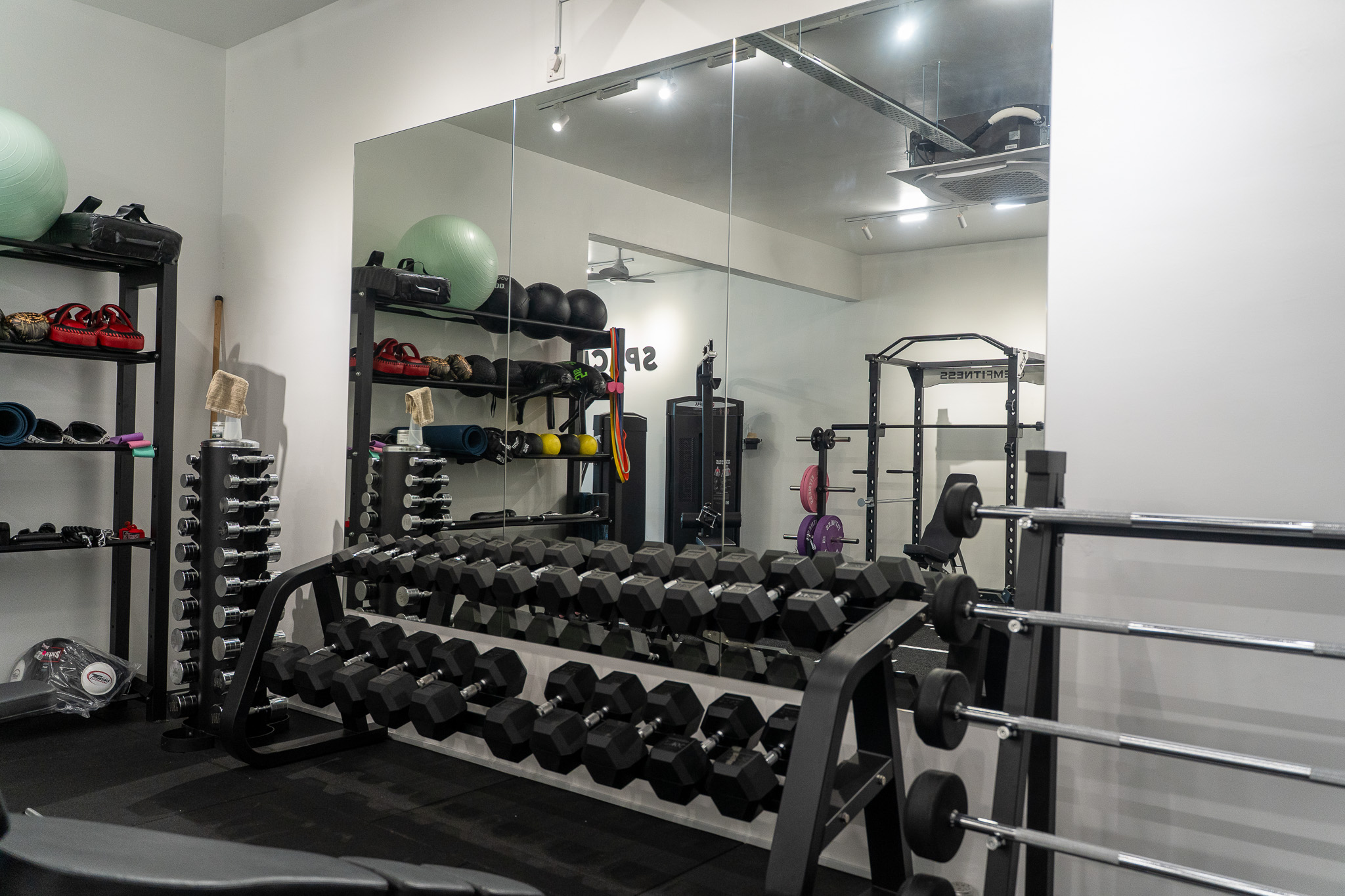 SPACE free weights area