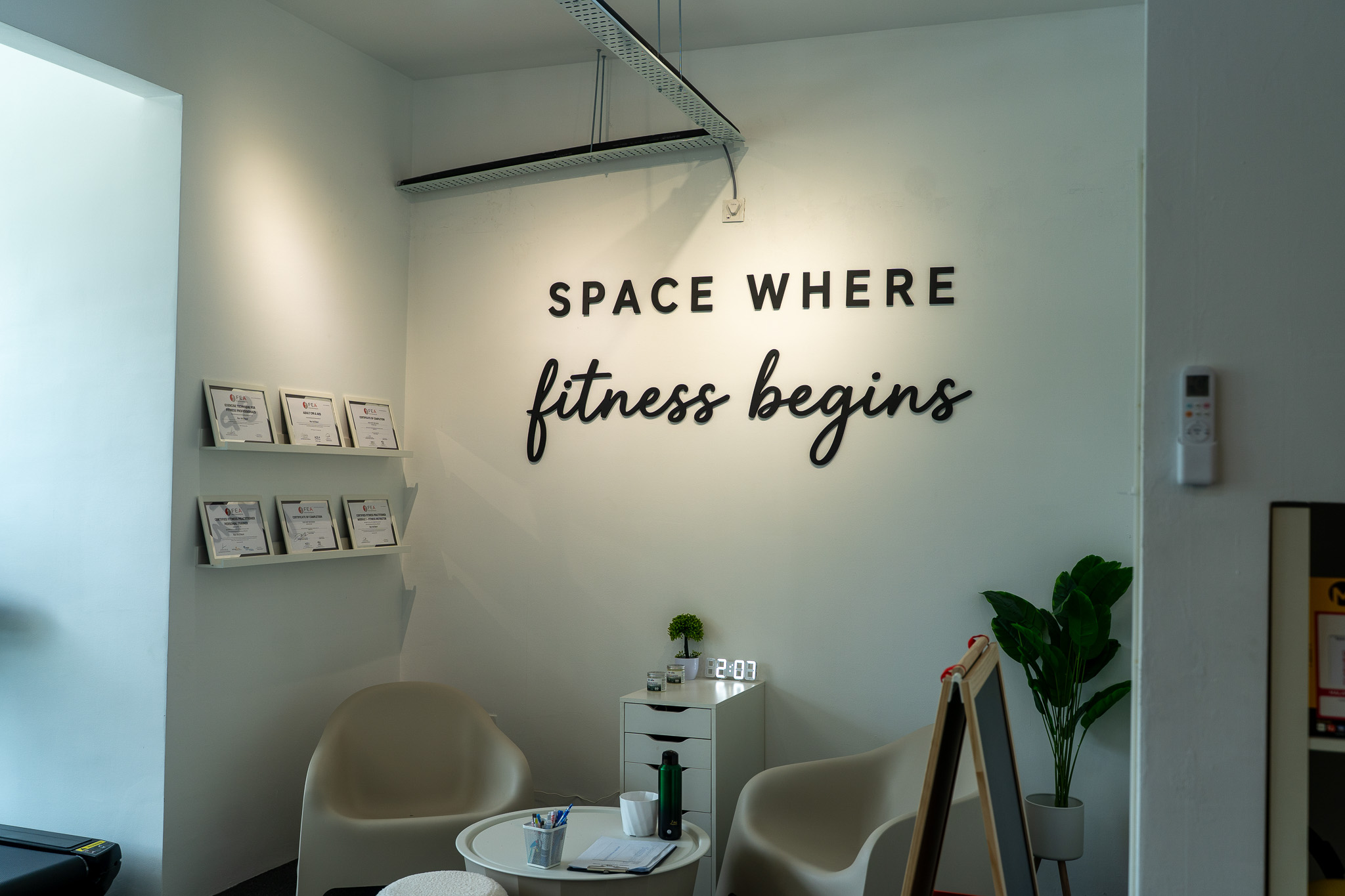 SPACE reception area